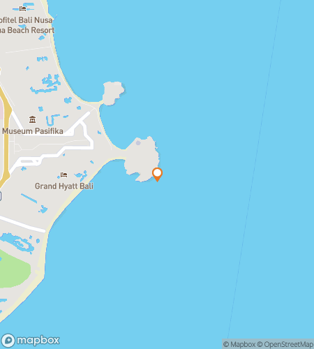 Mapa pěší prohlídky scavenger hunt pro Šepoty soumraku: Objevování Kuta Selatan