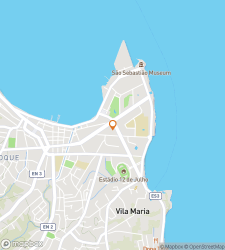 Map of scavenger hunt walking tour for S&atilde;o Tom&eacute; Stories of Memory & Freedom Hunt