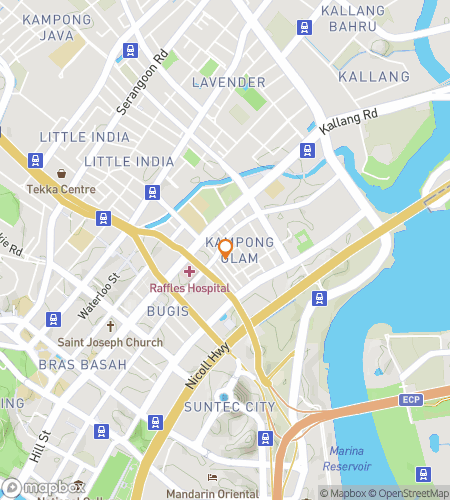 Map of scavenger hunt walking tour for Dome Sweet Dome: Kampong Glam's Royal Ramble