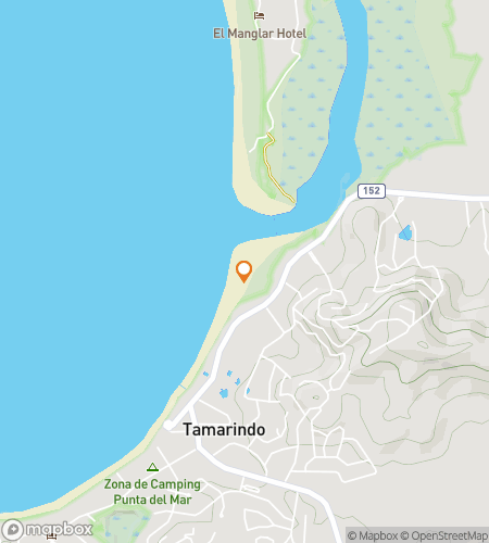 Karte der Schnitzeljagd-Walkingtour für Palm Trees & Hidden Treasures of Tamarindo