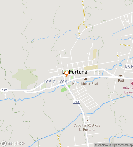 Map of scavenger hunt walking tour for Lava at First Sight: The Arenal Adventure Quest