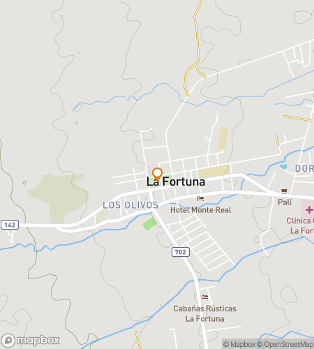 Map of scavenger hunt walking tour for Lava at First Sight: The Arenal Adventure Quest