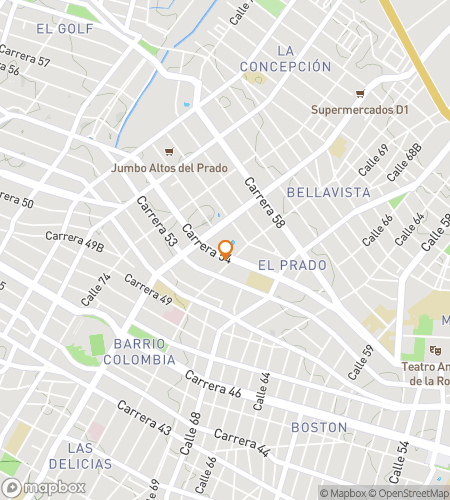 Karte der Schnitzeljagd-Wanderung für Que Clue-va! Tanzen durch Barranquillas Geheimnisse