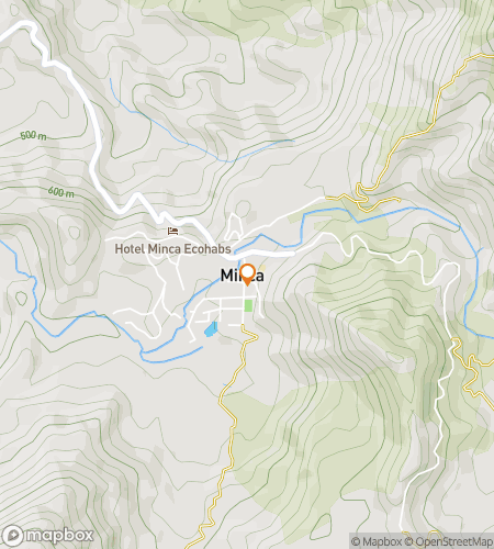 Map of scavenger hunt walking tour for From Waterfalls to Coffee Farms: The Minca Adventure