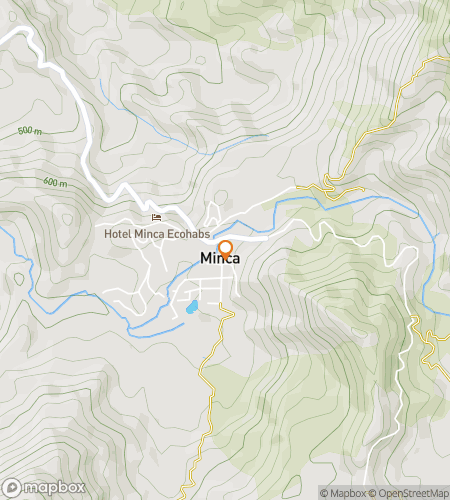 Map of scavenger hunt walking tour for From Waterfalls to Coffee Farms: The Minca Adventure