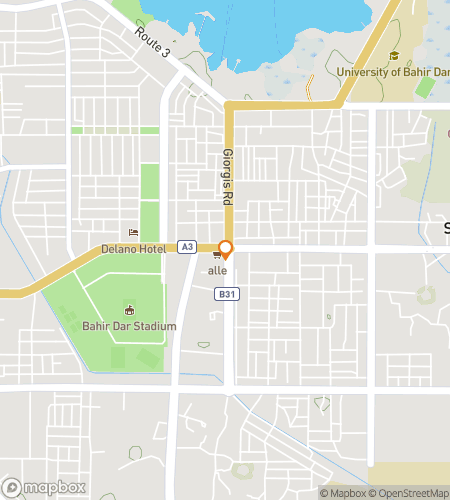 Map of scavenger hunt walking tour for Discovering Bahir Dar: Tranquility on Lake Tana