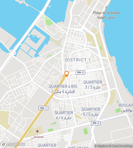Map of scavenger hunt walking tour for Djibouti Unveiled: Between Desert and Depth