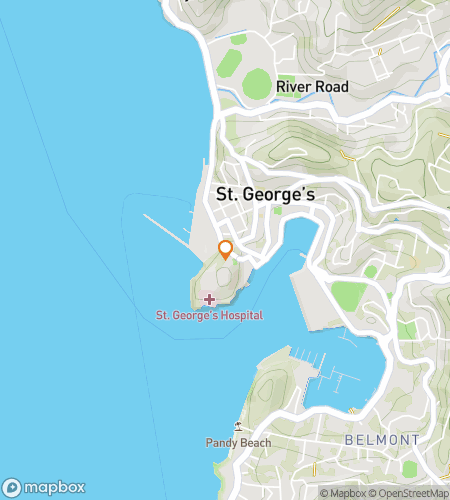 Map of scavenger hunt walking tour for Saints and Seekers: The St. George’s Treasure Trail