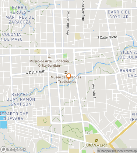 Map of scavenger hunt walking tour for León: The City of Fire and Faith