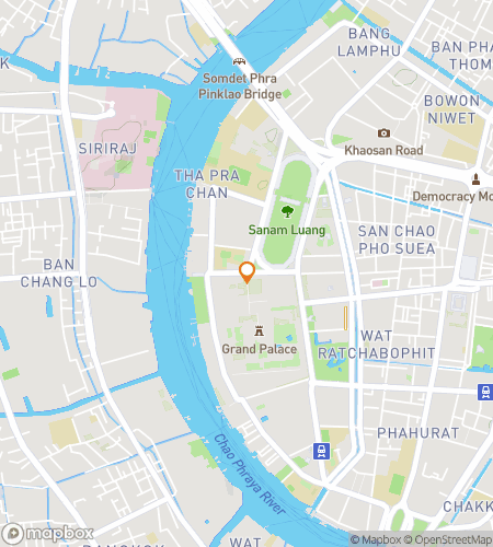 Map of scavenger hunt walking tour for Bang-shock: The Bangkok Haunted Hunt