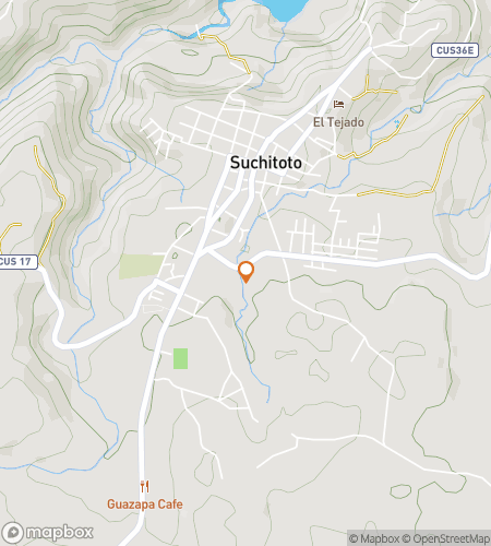 Map of scavenger hunt walking tour for Such a Find!: The Colonial Suchitoto Chase