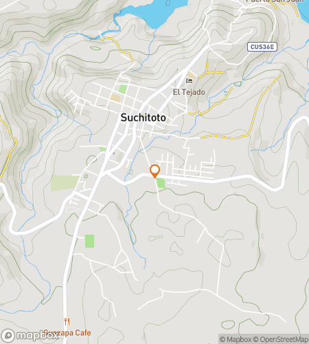 Map of scavenger hunt walking tour for Such a Find!: The Colonial Suchitoto Chase