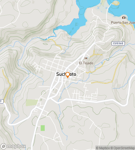 Map of scavenger hunt walking tour for Such a Find!: The Colonial Suchitoto Chase