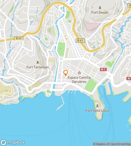 מפת סיור הליכה לחיפוש מטמון עבור Fort Saint-Louis Clue Cruise