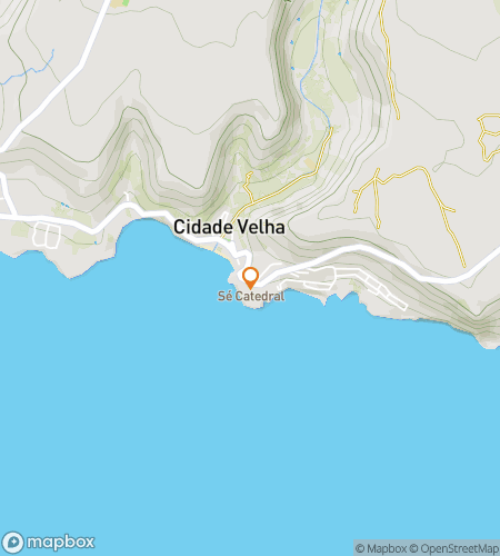 แผนที่ทัวร์เดินล่าสมบัติสำหรับ Where Empires Began: The Cidade Velha Quest
