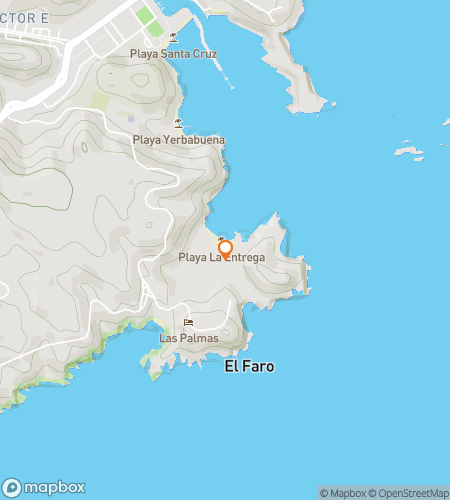 Map of scavenger hunt walking tour for Plaza Secrets & Pacific Breezes: Discovering Crucecita