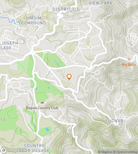 Karta över stadsvandringssökning för Dimma, Blommor & Dolda Underverk i Baguio