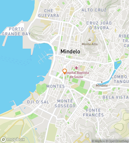 Map of scavenger hunt walking tour for Discovering Mindelo: Music, Color, and Coastline