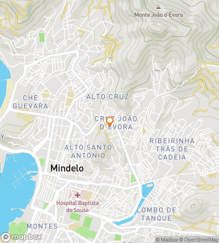 Map of scavenger hunt walking tour for Discovering Mindelo: Music, Color, and Coastline