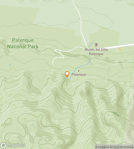Karta över skattjakt-stadsvandring för Att upptäcka Palenque: Historia i djungelns hjärta