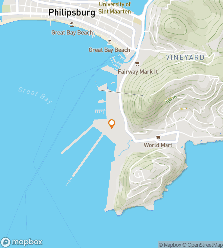 Karte der Schnitzeljagd-Wandertour f&uuml;r Philipsburgs Piratenjagd