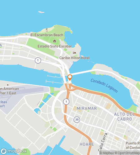 Карта пешеходного квеста-тура для San Juan Soiree Scavenger Spectacle