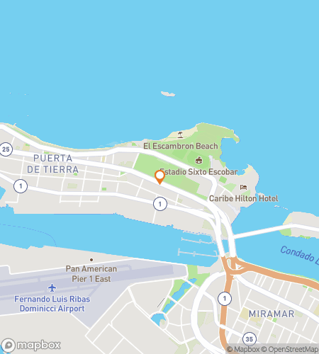 Map of scavenger hunt walking tour for Parque Luis Munoz Rivera Hunt