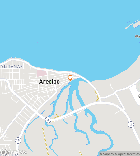 波のささやき：アレシボ発見 スカベンジャーハントウォーキングツアーマップ