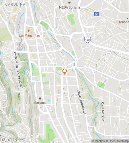 Карта пешего квеста для квеста "Центр Куэрнаваки"