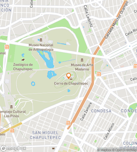 Map of scavenger hunt walking tour for Aztec Adventure: Serpent Scramble