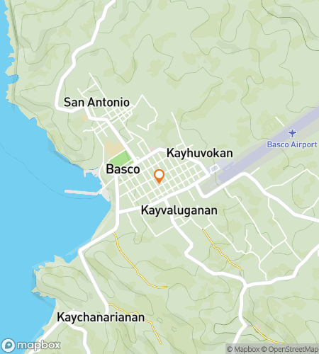Map of scavenger hunt walking tour for Batanes: The Last Frontier of the Philippines