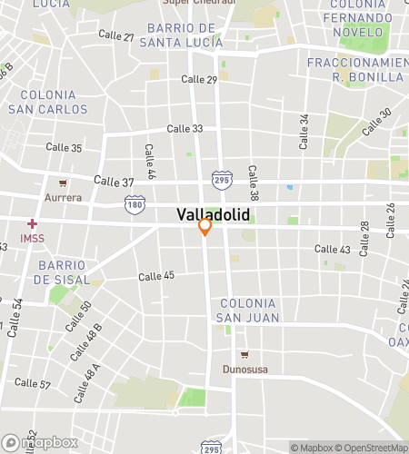 Map of scavenger hunt walking tour for Colors of Valladolid Hunt