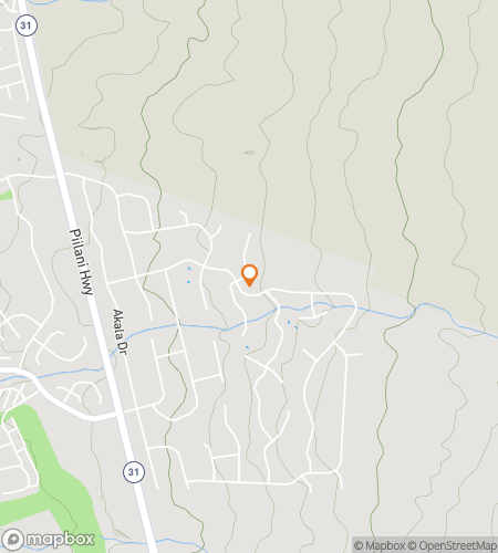 Map of scavenger hunt walking tour for Maui Meadows Mango Groves & Mountain Moments