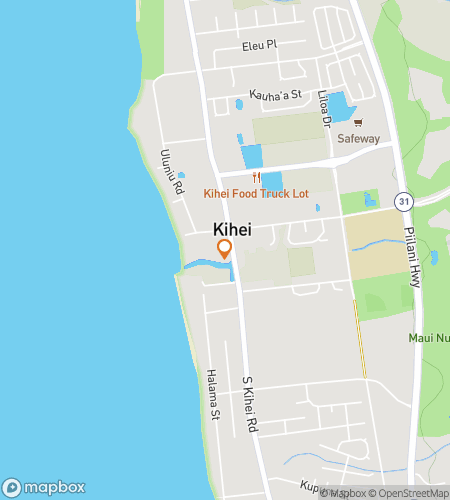 Mapa spaceru po mie&sacute;cie z polowaniem na skarby "Kihei There&excl; A Tropical Scavenger Hunt"