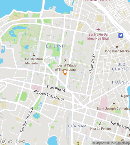 Map of scavenger hunt walking tour for Ha-Noi Way Out? The Ultimate City Challenge