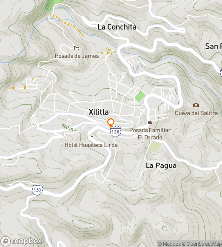 Map of scavenger hunt walking tour for The Surrealist’s Secret: A journey through the shadows of Xilitla