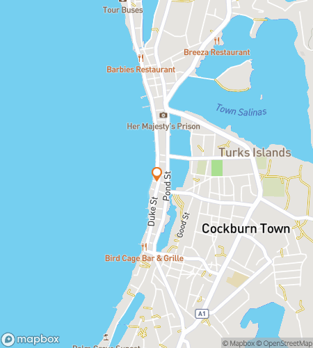 Map of scavenger hunt walking tour for Sea What You Can Find: The Cockburn Town Challenge