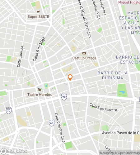 Map of scavenger hunt walking tour for Festivals & Fountains: The Aguascalientes