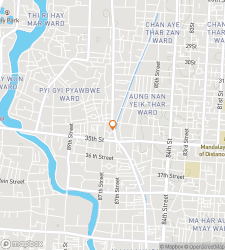 Map of scavenger hunt walking tour for Mandalay: Where the Sun Sets on Gold