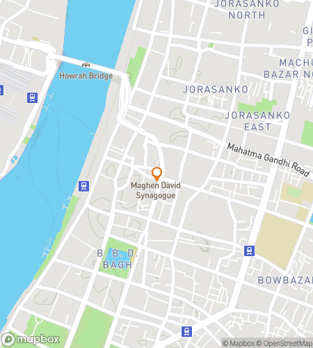 Mapa pěší prohlídky s honbou za pokladem pro Kolkata‘s Kaleidoscopic Quest