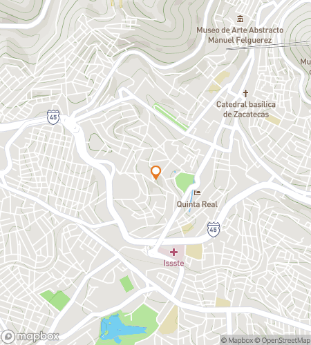 Map of scavenger hunt walking tour for Zacatecas: Arches, Monuments & City Soul Hunt