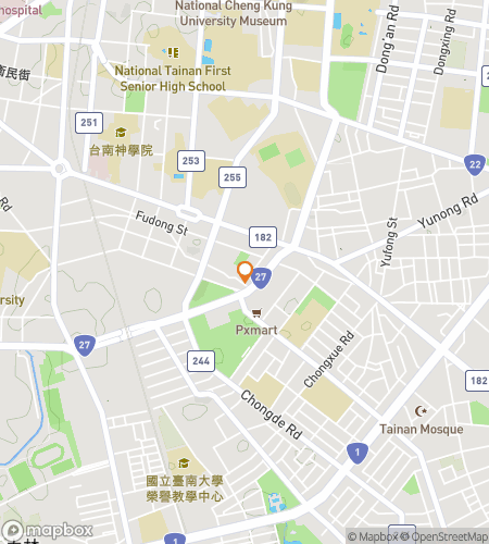 Map of scavenger hunt walking tour for Temples & Traditions: The Tainan Hunt