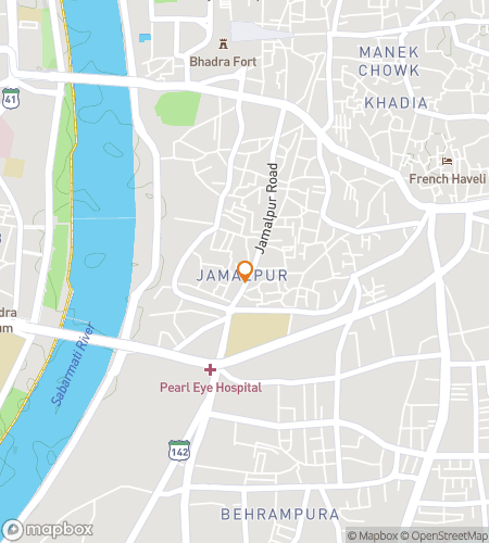 Map of scavenger hunt walking tour for Ahmedabad Adventure: Heritage in Motion