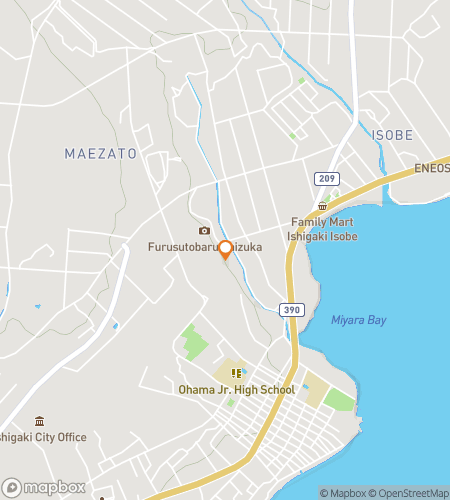 Mapa pěší prohlídky scavenger hunt pro Šepoty Yaeyamy: Objevování Ishigaki