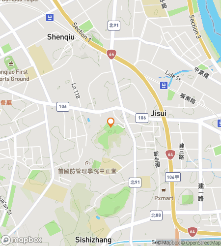 Map of scavenger hunt walking tour for The Gateway to Taiwan’s Hidden Corners