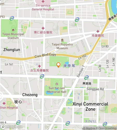 Map of scavenger hunt walking tour for Taipei for It!: The Ultimate City Clue Chase