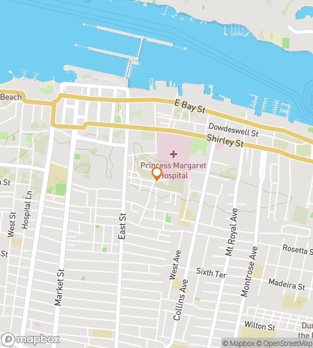 Map of scavenger hunt walking tour for Nassau's Downtown Delightful Discovery.