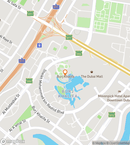 Map of scavenger hunt walking tour for Dubai Scavenger Hunt