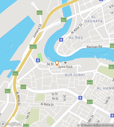 Map of scavenger hunt walking tour for Whispers of Old Bur Dubai