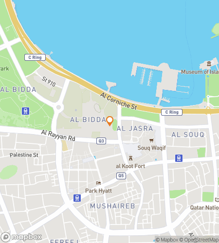 Map of scavenger hunt walking tour for Doha: Desert Dreams & City Clues